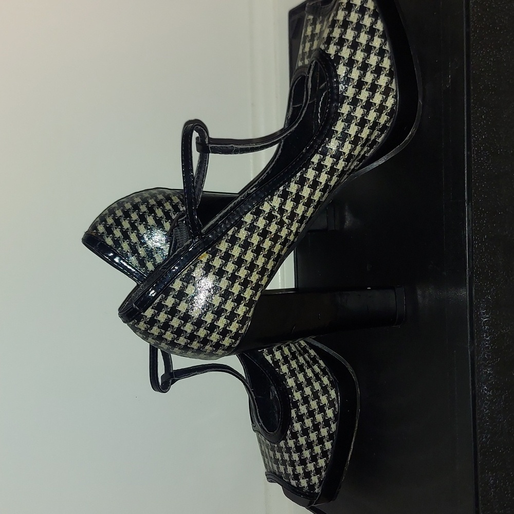 Dollhouse houndstoth shoes